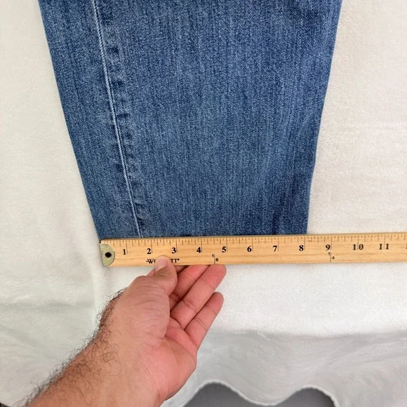 Polo Ralph Lauren Jeans Mens 38x32 Blue Varick Slim Fit Staright Whisker - Picture 8 of 13